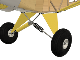 Piper PA-18 Model CAD Snapshots